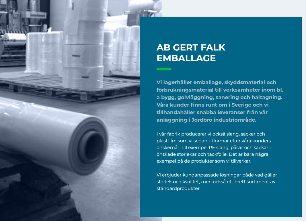 Gert Falk Emballage AB Plastförpackningar, Haninge - 1