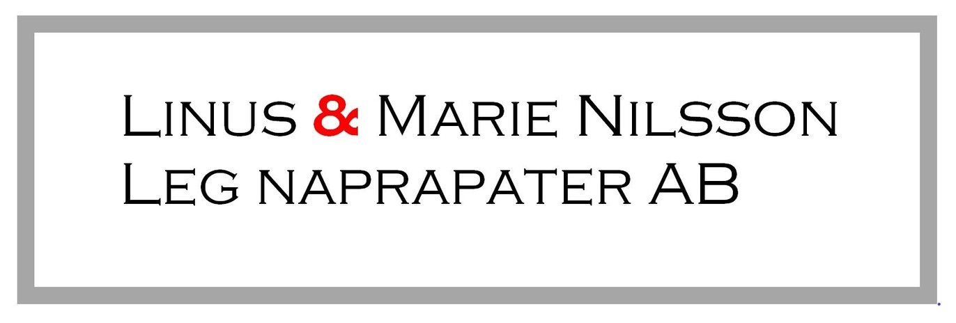 Linus & Marie Nilsson, Leg Naprapater AB Naprapat, Göteborg - 1