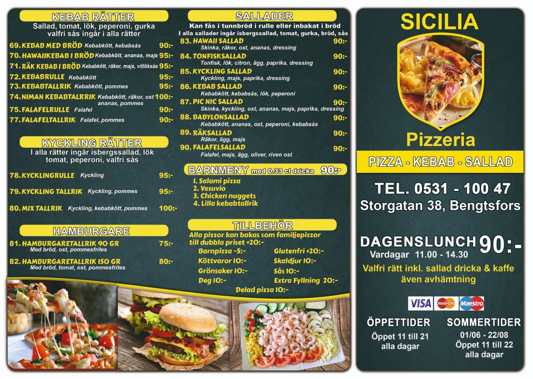 Pizzeria Sicilia Restaurang, Bengtsfors - 2