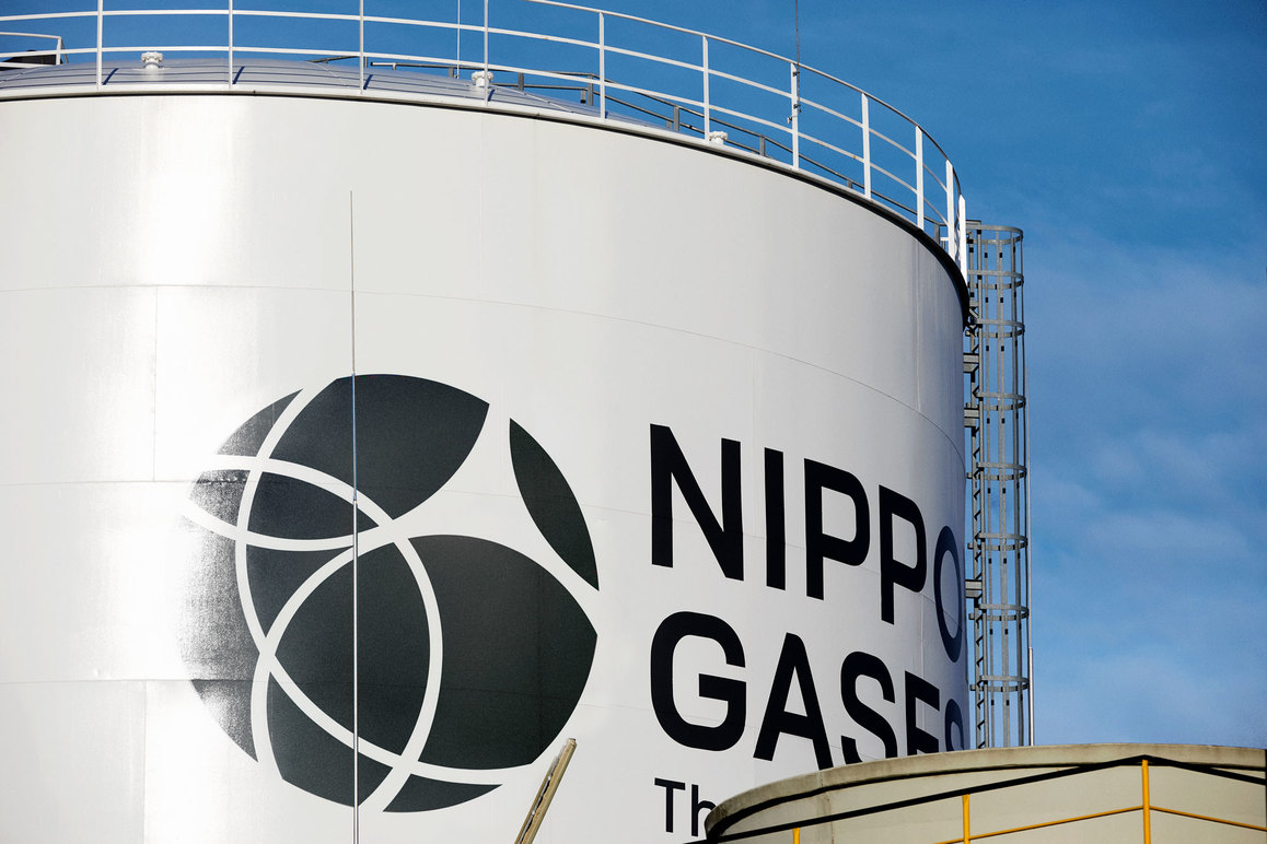 Nippon Gases Sverige Gasanläggning, gastillbehör, Köping - 7