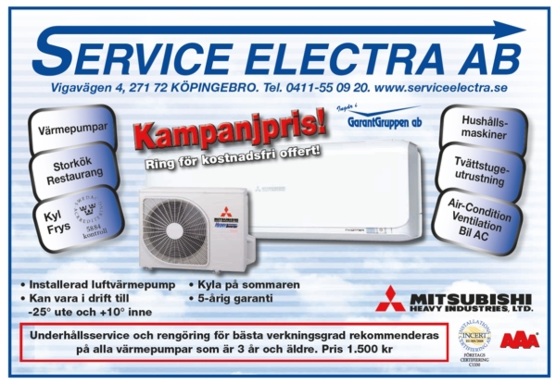 Service-Electra AB Kylanläggning, frysanläggning - Installation, service, Ystad - 3