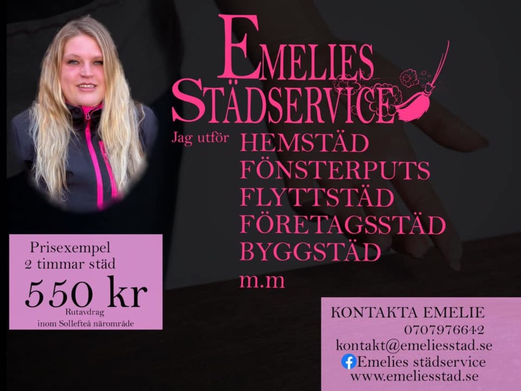 Emelies Städservice Städfirma, Sollefteå - 1