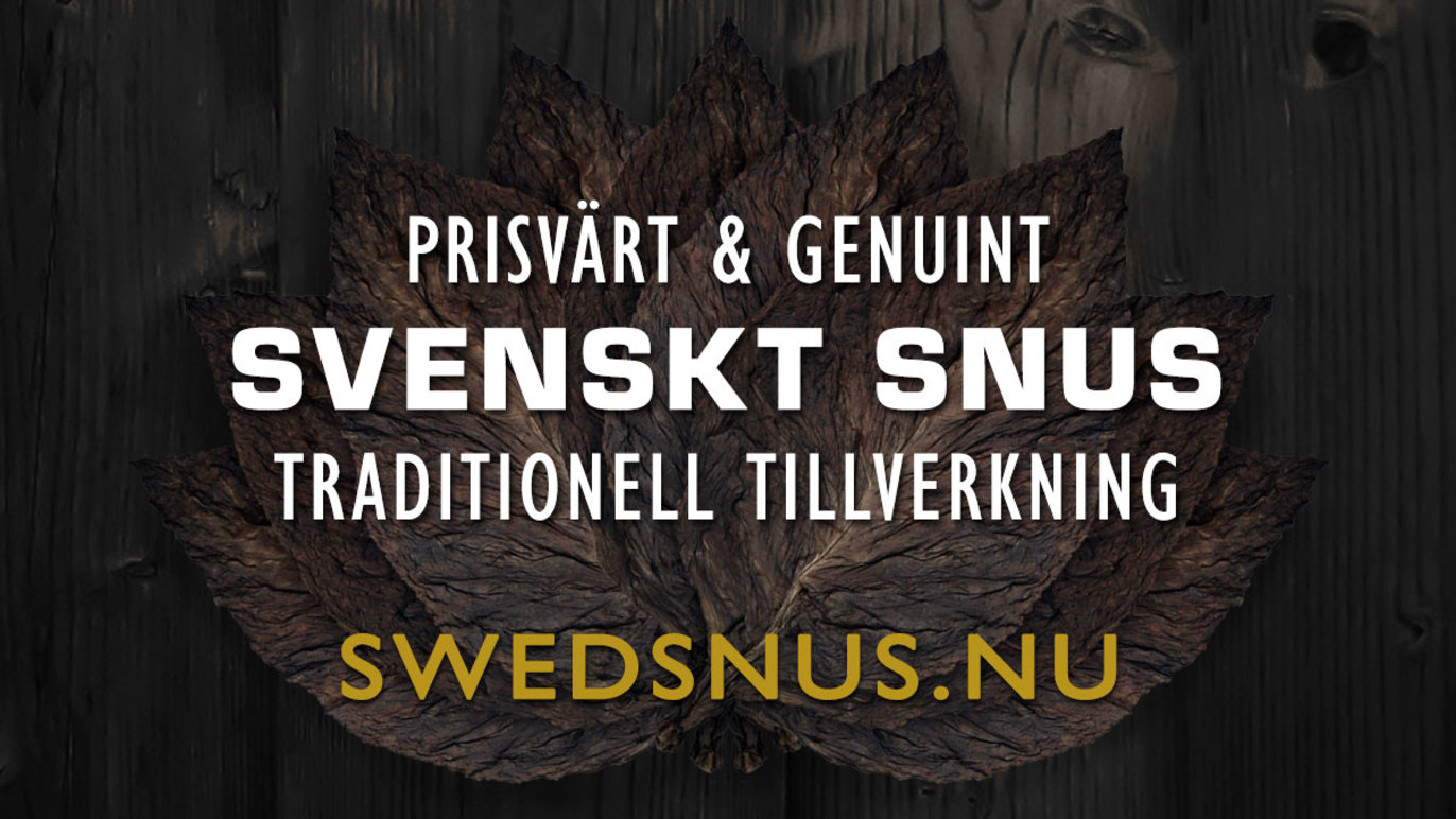 Swedsnus.nu Tobak - Tillverkare, grossist, Alingsås - 2