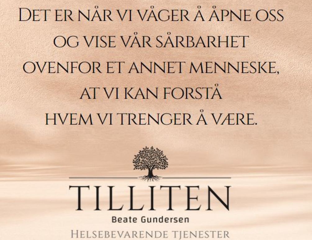 Tilliten Beate Gundersen Rusvern, Oslo - 2