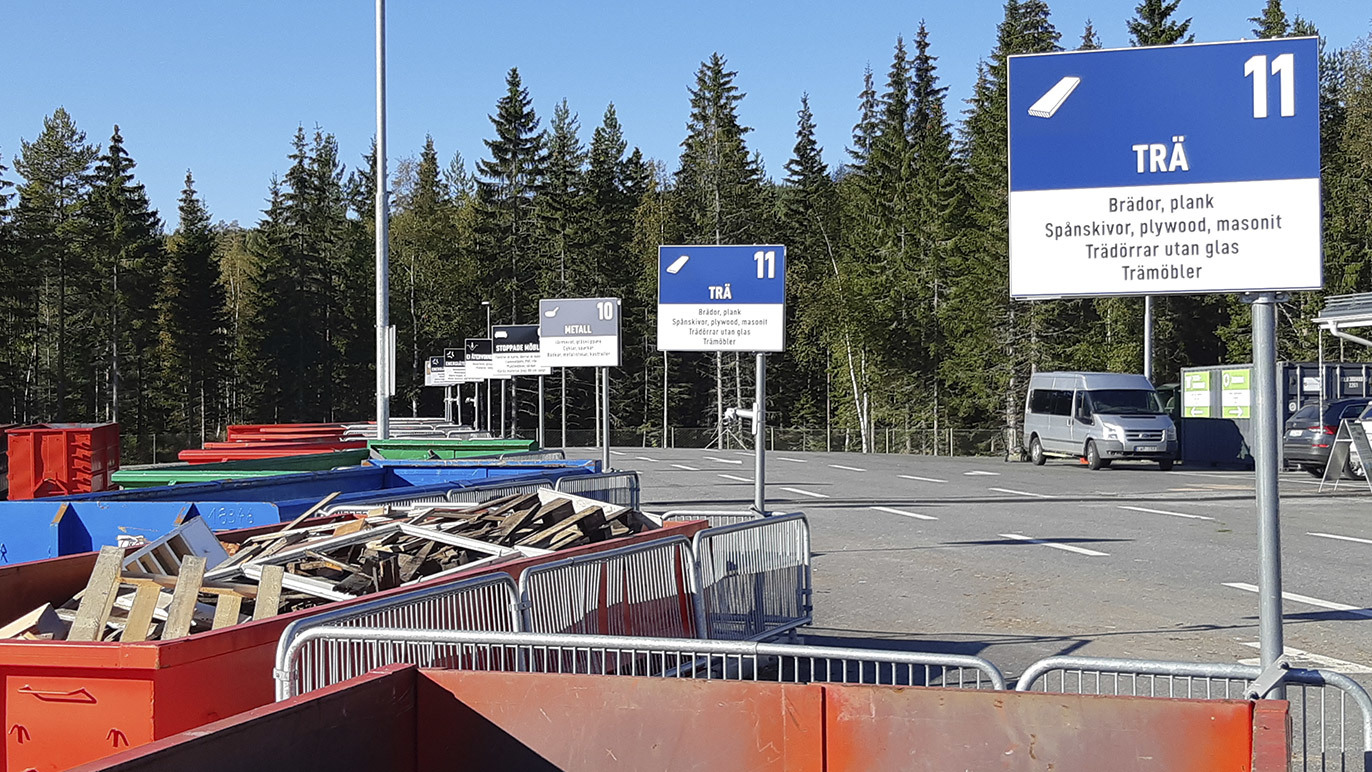 Björna återvinningscentral Återvinning, Örnsköldsvik - 1
