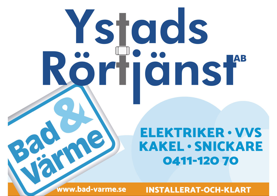 Bad och värme Ystads Rörtjänst VVS, Ystad - 1