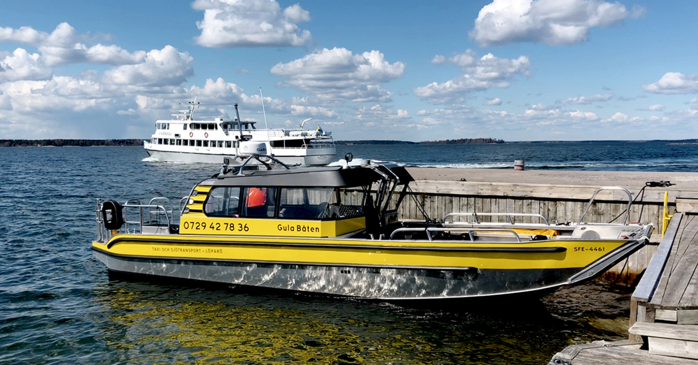 GULA BÅTEN - Båttaxi, Taxibåt, Sjötransporter Båttaxi, Norrtälje - 1