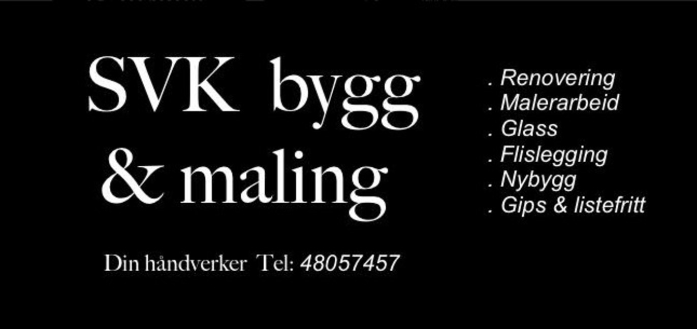 S V K Bygg & Maling Maler, Vigra, Giske - 1