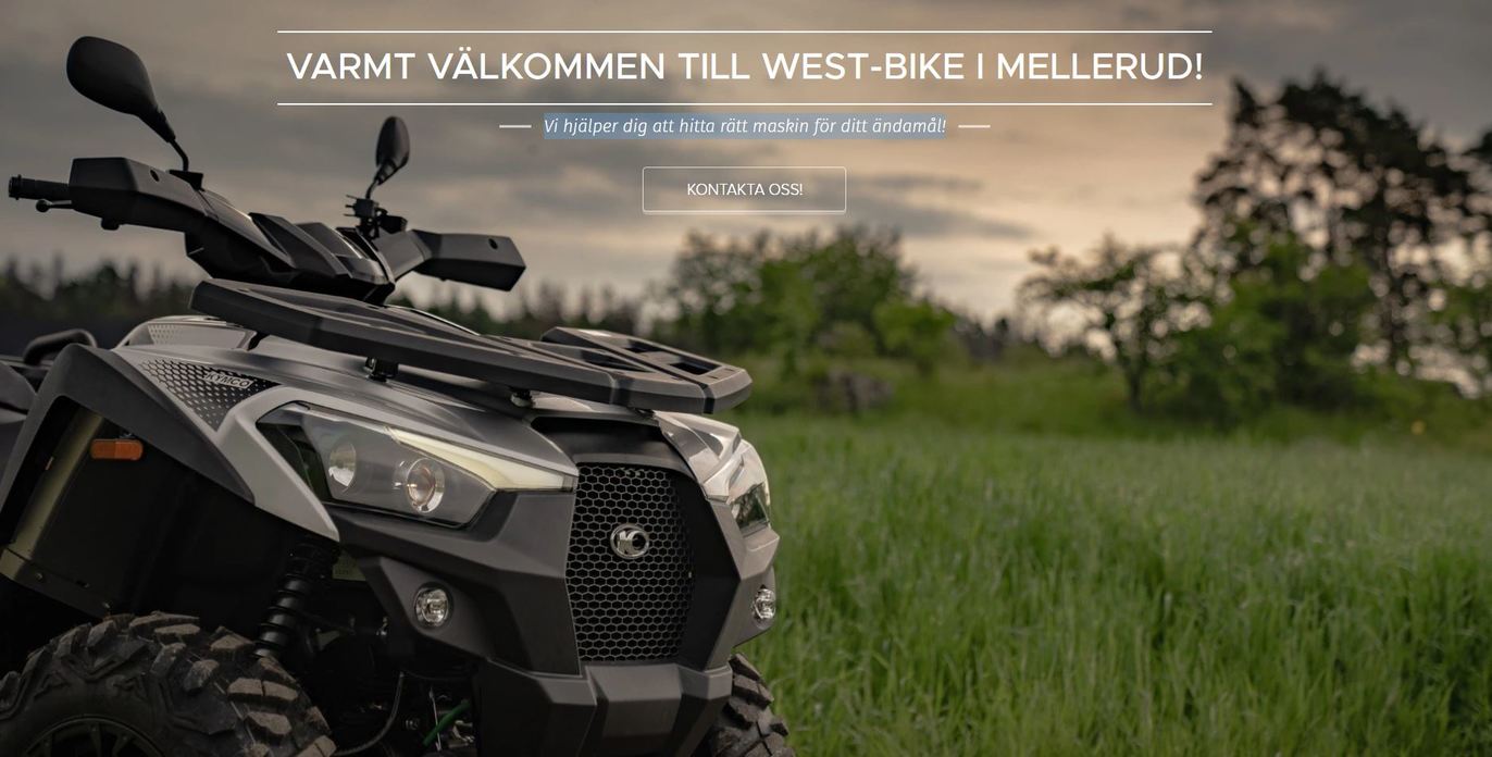 West-Bike Motor & Service AB Fyrhjulingar, Mellerud - 1