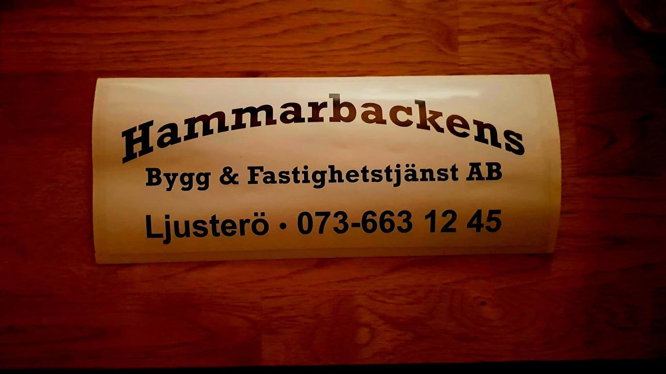 Hammarbackens Bygg & Fastighetstjänst AB - Byggfirma Ljusterö IT-konsulter, datakonsulter, Österåker - 1
