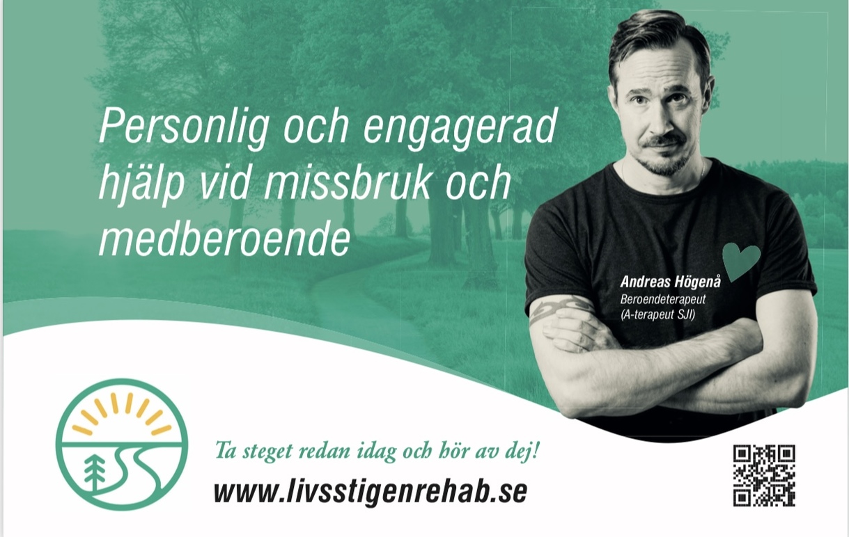 Livsstigen Rehab Beroendeterapeut - Alkoholterapeut Samtalsterapeuter, samtalsbehandlare, Stockholm - 1