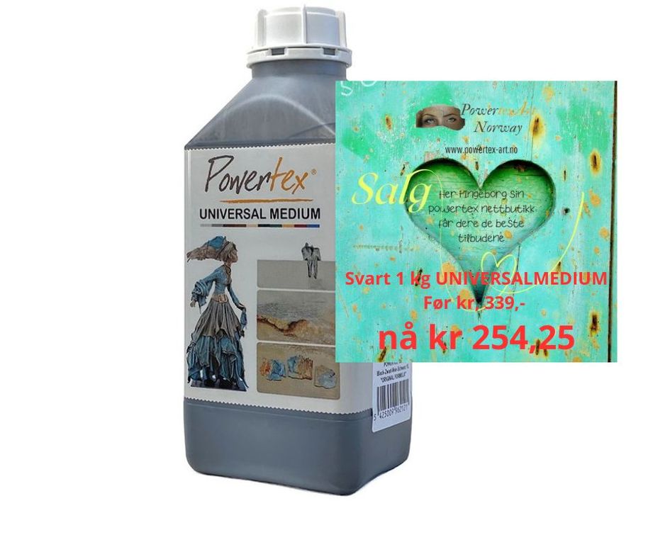 Powertex-art.no, Beste pris på Powertex produkter i nettbutikken til Ingeborg, Kunstnerutstyr, Stord - 11