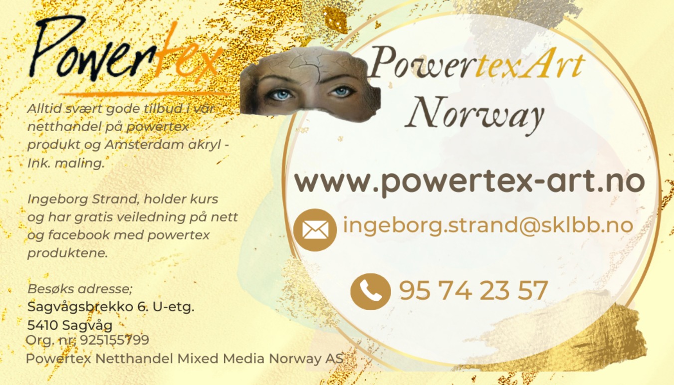 Powertex-art.no, Beste pris på Powertex produkter i nettbutikken til Ingeborg, Kunstnerutstyr, Stord - 1