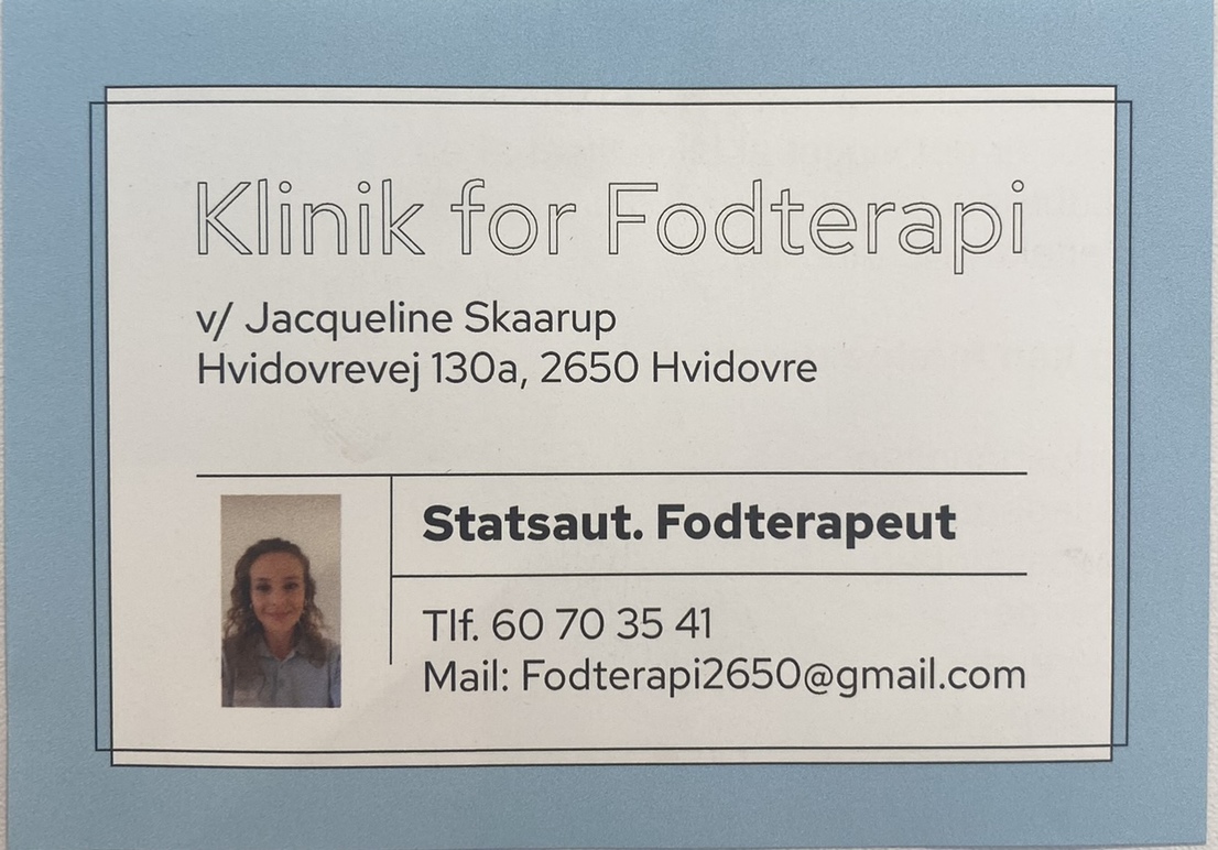 Klinik For Fodterapi v/Jacqueline Skaarup Fodterapeut, Hvidovre - 2