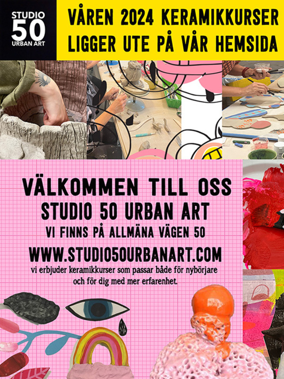 Studio 50 Urban Art - Keramikkurs Göteborg konstnär, Göteborg - 1