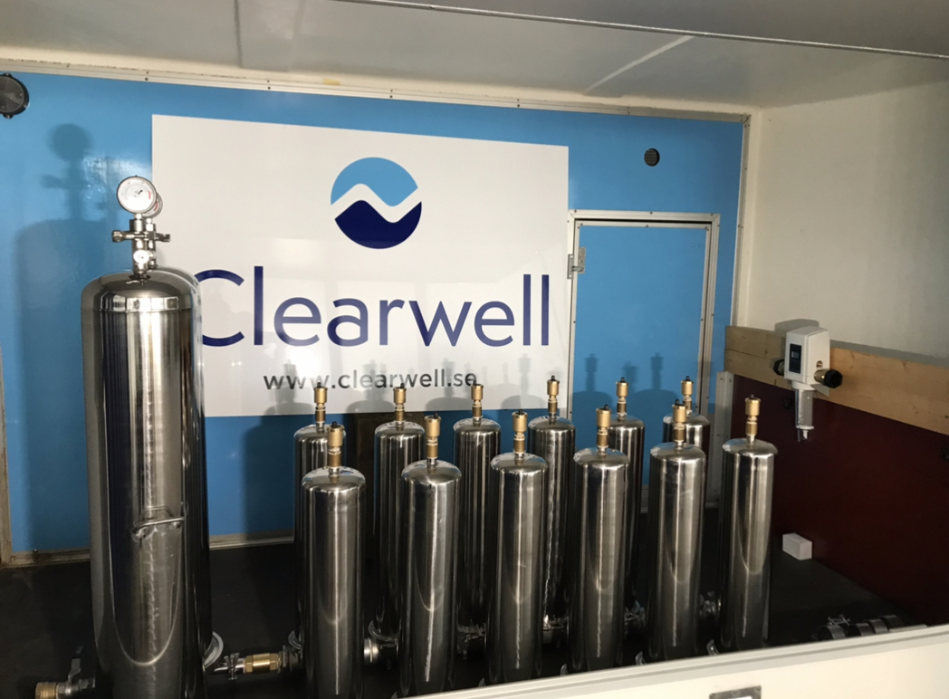 Clearwell Europe AB Vattenbehandling, vattenbehandlingsutrustning, Danderyd - 2