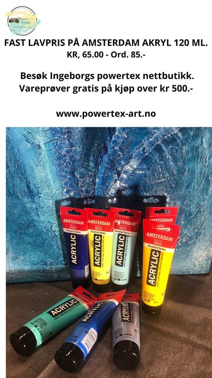 Ingeborg sin Powertex Nettbutikk, powertex-art.no Kunstnerutstyr, Stord - 3
