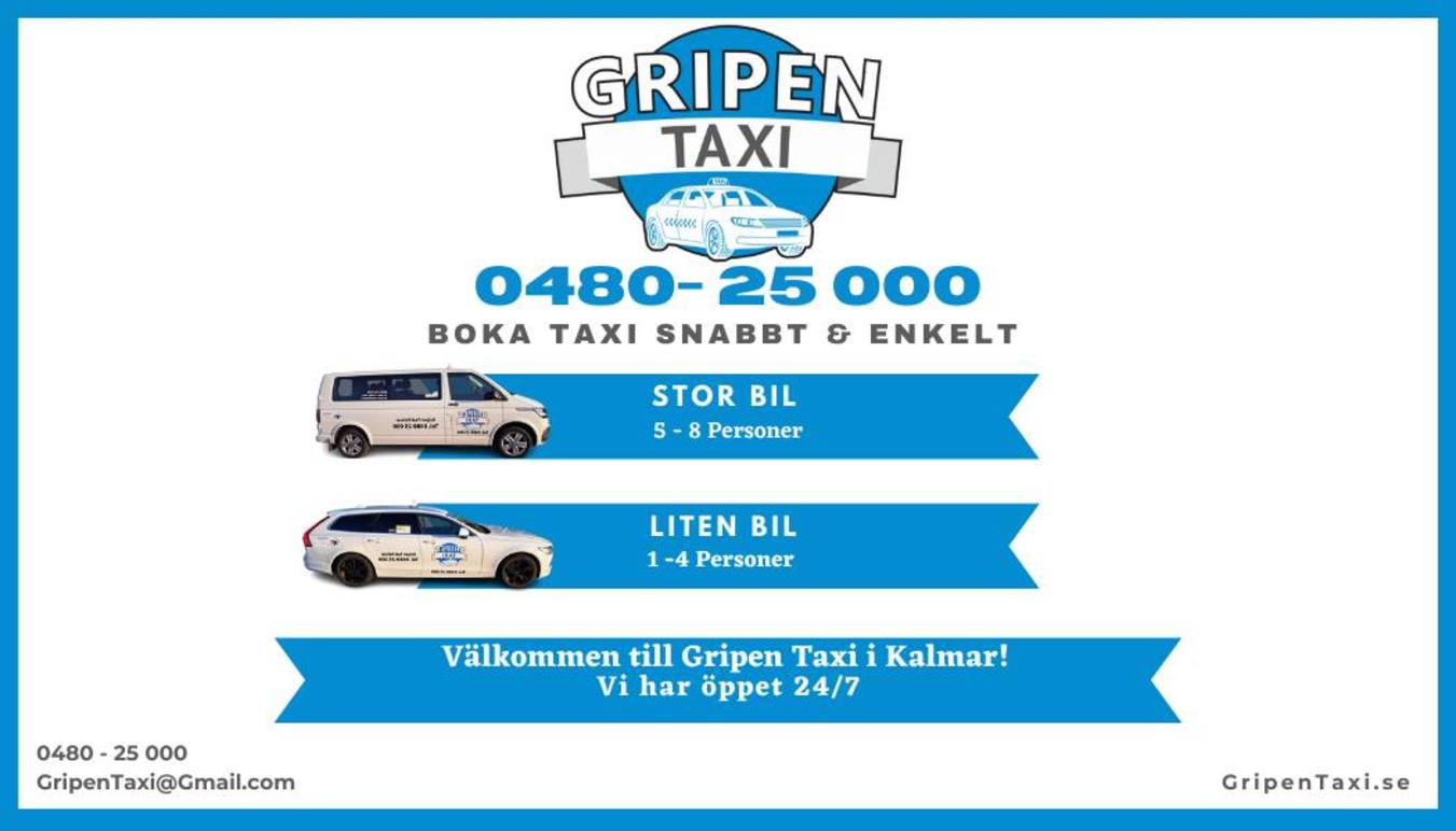 Gripen Taxi AB Taxi, Kalmar - 1