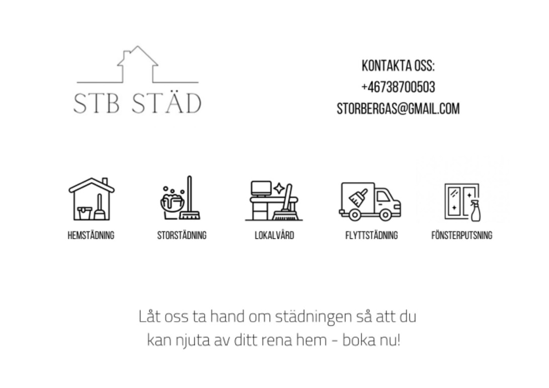 STB Städ Städfirma, Uppsala - 1
