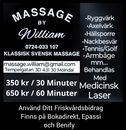 Massage By William & Medicinsk Laser