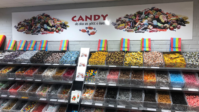 Candy I Kärra Centrum AB Mataffär, Göteborg - 1