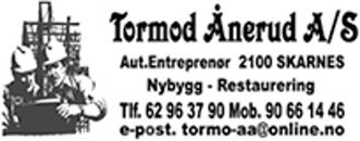 ENTREPRENØR TORMOD ÅNERUD AS