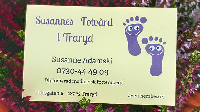 Susannes Fotvård i Traryd Fysioterapeut, Markaryd - 1
