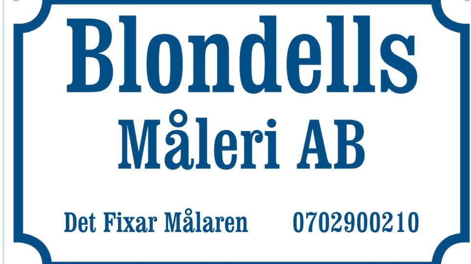 Blondells Måleri AB Målare, Lomma - 1