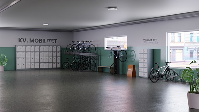ARENA Cykelparkeringar Byggföretag, Stockholm - 2