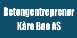 Betongentreprenør Kåre Bøe AS