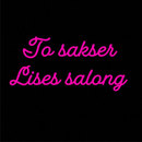 To Sakser Lises Salong Lise Olsen