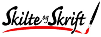 Skilte og Skrift logo