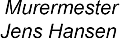 Murermester Jens Hansen