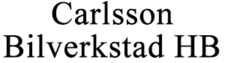 Carlsson Bilverkstad HB