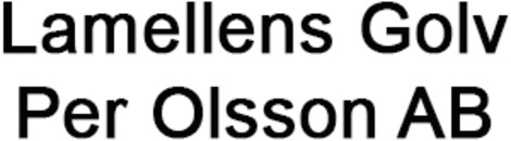 Lamellens Golv Per Olsson AB