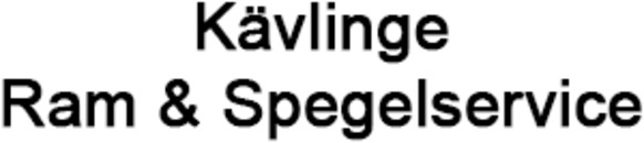 Kävlinge Ram & Spegelservice