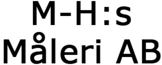 M-H:s Måleri AB logo