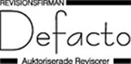 Revisionsfirman Defacto KB logo