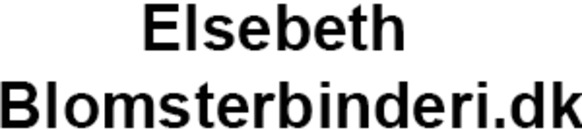 Elsebeth Blomsterbinderi.dk logo