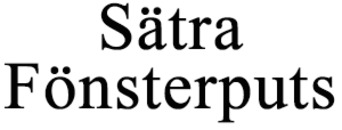 Sätra Fönsterputs logo
