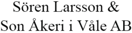 Sören Larsson & Son Åkeri i Våle AB