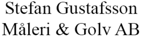 Stefan Gustafsson Måleri & Golv AB logo