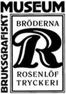 Rosenlöfs Tryckerimuseum logo