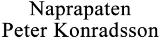 Naprapaten Peter Konradsson