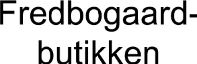 Fredbogaard-butikken i Gilleleje