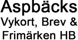 Aspbäcks Vykort, Brev & Frimärken HB logo