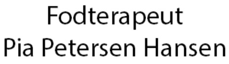Fodterapeut Pia Petersen Hansen logo