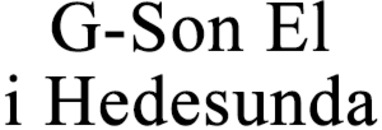 G-Son El I Hedesunda logo