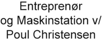 Entreprenør og Maskinstation v/ Poul Christensen logo
