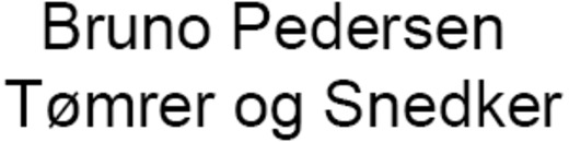 Bruno Pedersen Tømrer og Snedker logo